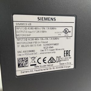อินเวอร์เตอร์ (Inverter Drive) ยี่ห้อ SIEMENS (สต็อคโรงงาน) - Image 4